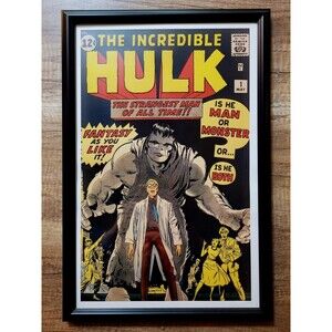 "HULK Nº. 1" 1st Issue Jack Kirby 11x17 Marvel Comic Art Poster Print (No Frame)